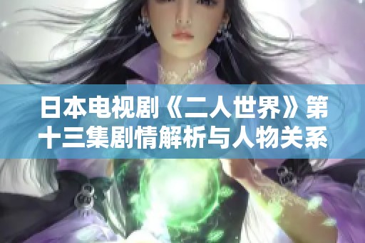 日本电视剧《二人世界》第十三集剧情解析与人物关系深入探讨