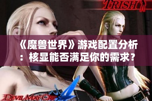 《魔兽世界》游戏配置分析：核显能否满足你的需求？