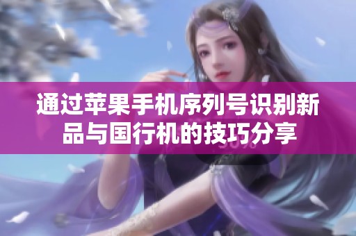 通过苹果手机序列号识别新品与国行机的技巧分享