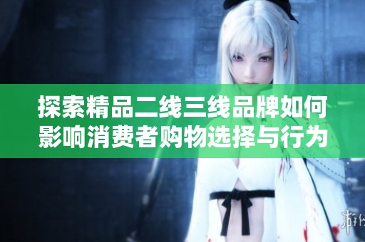 探索精品二线三线品牌如何影响消费者购物选择与行为