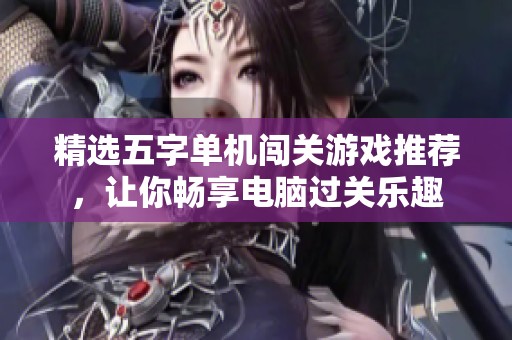 精选五字单机闯关游戏推荐，让你畅享电脑过关乐趣