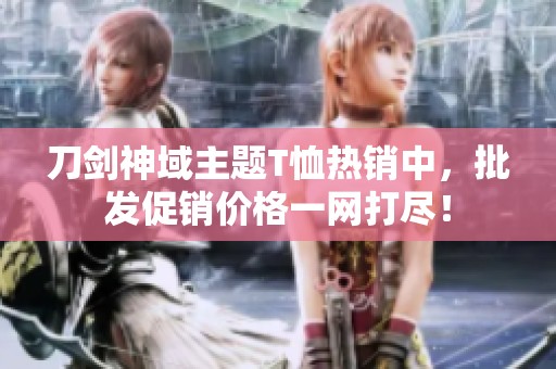 刀剑神域主题T恤热销中，批发促销价格一网打尽！