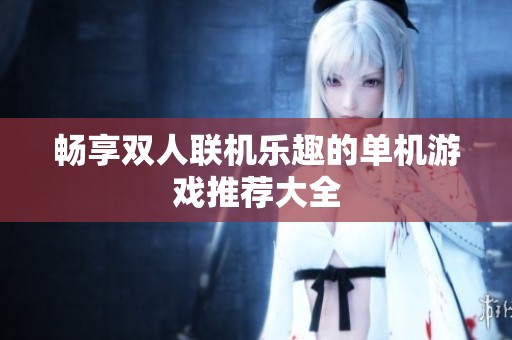畅享双人联机乐趣的单机游戏推荐大全