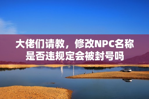 大佬们请教，修改NPC名称是否违规定会被封号吗