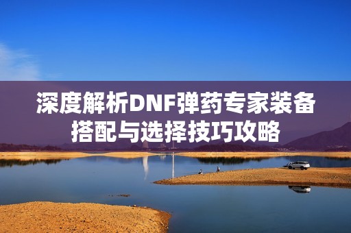 深度解析DNF弹药专家装备搭配与选择技巧攻略