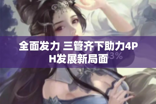 全面发力 三管齐下助力4PH发展新局面