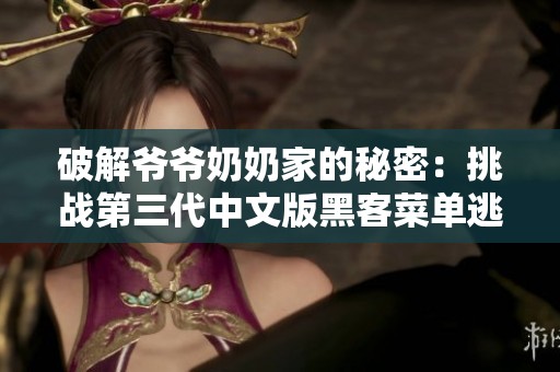 破解爷爷奶奶家的秘密：挑战第三代中文版黑客菜单逃脱游戏
