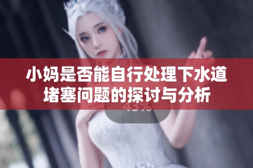 小妈是否能自行处理下水道堵塞问题的探讨与分析