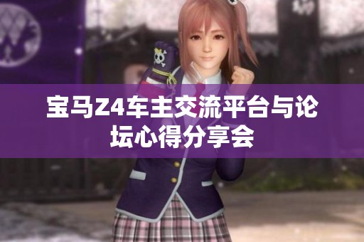 宝马Z4车主交流平台与论坛心得分享会