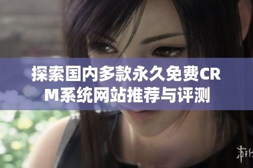 探索国内多款永久免费CRM系统网站推荐与评测