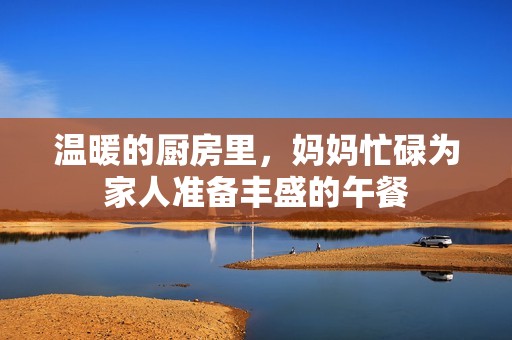 温暖的厨房里，妈妈忙碌为家人准备丰盛的午餐