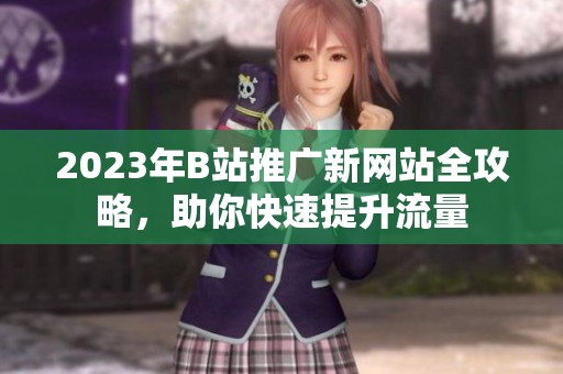 2023年B站推广新网站全攻略，助你快速提升流量