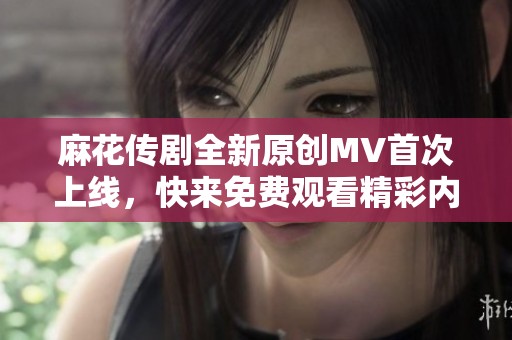 麻花传剧全新原创MV首次上线，快来免费观看精彩内容！
