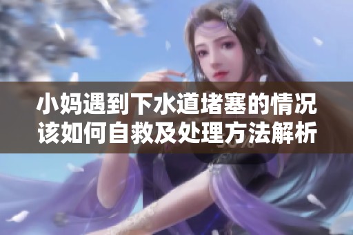 小妈遇到下水道堵塞的情况该如何自救及处理方法解析