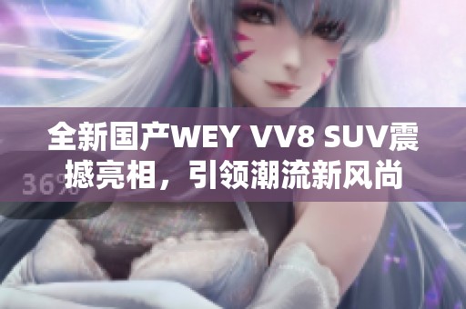 全新国产WEY VV8 SUV震撼亮相，引领潮流新风尚