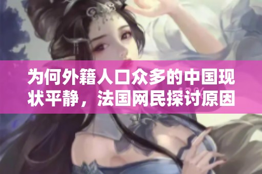 为何外籍人口众多的中国现状平静，法国网民探讨原因