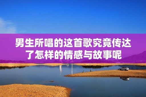 男生所唱的这首歌究竟传达了怎样的情感与故事呢