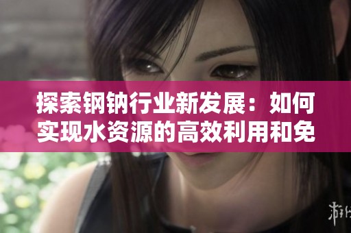 探索钢钠行业新发展：如何实现水资源的高效利用和免费供给