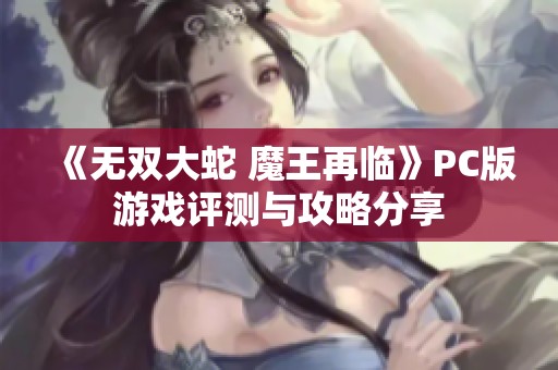 《无双大蛇 魔王再临》PC版游戏评测与攻略分享