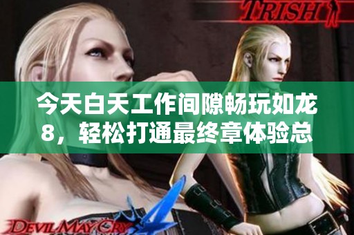 今天白天工作间隙畅玩如龙8，轻松打通最终章体验总结