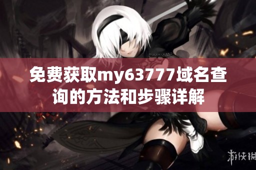 免费获取my63777域名查询的方法和步骤详解