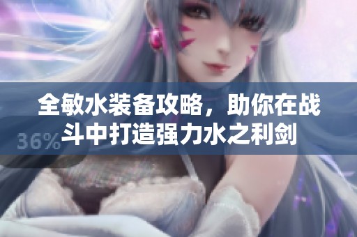 全敏水装备攻略，助你在战斗中打造强力水之利剑