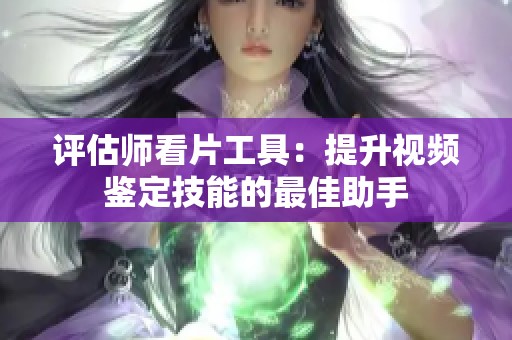 评估师看片工具：提升视频鉴定技能的最佳助手