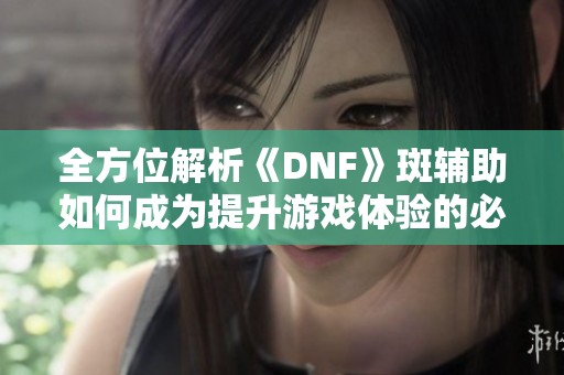 全方位解析《DNF》斑辅助如何成为提升游戏体验的必备工具