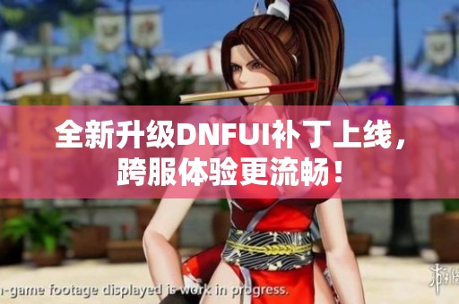 全新升级DNFUI补丁上线，跨服体验更流畅！