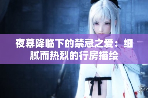 夜幕降临下的禁忌之爱：细腻而热烈的行房描绘
