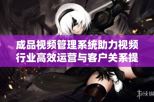 成品视频管理系统助力视频行业高效运营与客户关系提升