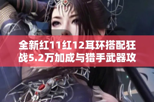 全新红11红12耳环搭配狂战5.2万加成与猎手武器攻略解析