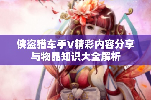 侠盗猎车手V精彩内容分享与物品知识大全解析