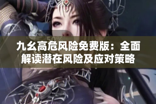九幺高危风险免费版：全面解读潜在风险及应对策略