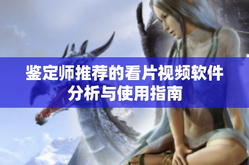 鉴定师推荐的看片视频软件分析与使用指南
