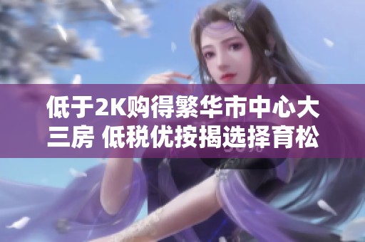 低于2K购得繁华市中心大三房 低税优按揭选择育松园