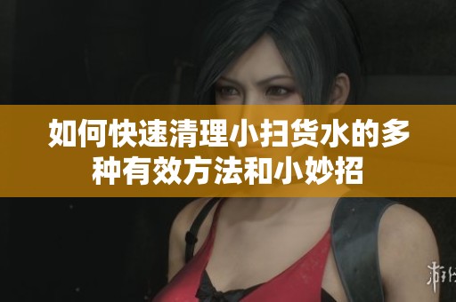 如何快速清理小扫货水的多种有效方法和小妙招