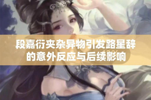段嘉衍夹杂异物引发路星辞的意外反应与后续影响
