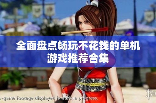 全面盘点畅玩不花钱的单机游戏推荐合集