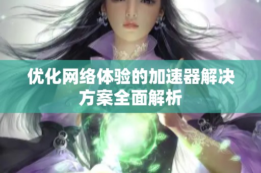 优化网络体验的加速器解决方案全面解析