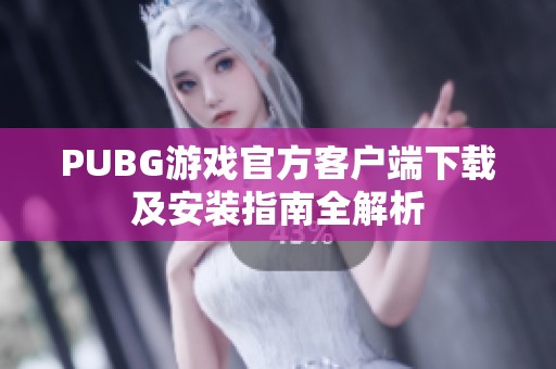 PUBG游戏官方客户端下载及安装指南全解析