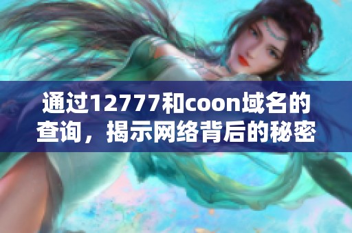 通过12777和coon域名的查询，揭示网络背后的秘密