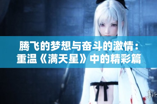 腾飞的梦想与奋斗的激情：重温《满天星》中的精彩篇章