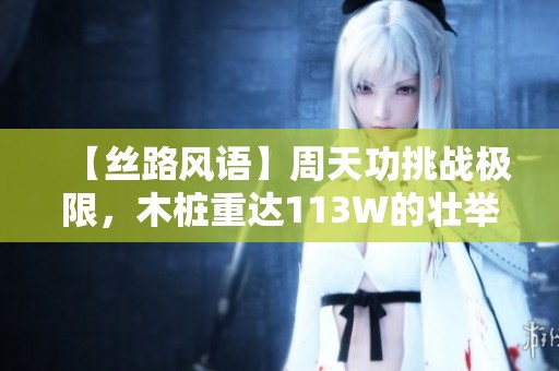 【丝路风语】周天功挑战极限，木桩重达113W的壮举