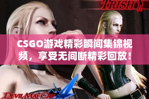CSGO游戏精彩瞬间集锦视频，享受无间断精彩回放！