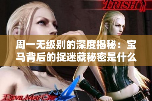 周一无级别的深度揭秘：宝马背后的捉迷藏秘密是什么？