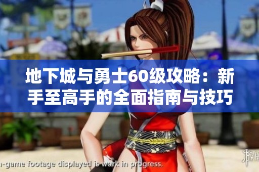 地下城与勇士60级攻略：新手至高手的全面指南与技巧分享