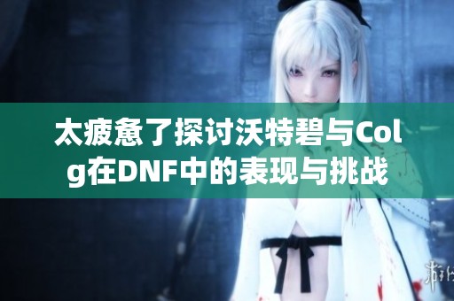 太疲惫了探讨沃特碧与Colg在DNF中的表现与挑战