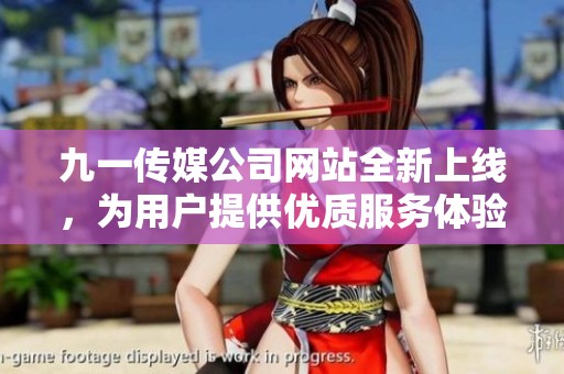九一传媒公司网站全新上线，为用户提供优质服务体验
