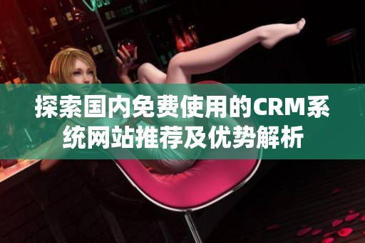 探索国内免费使用的CRM系统网站推荐及优势解析